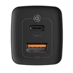 Kép 4/6 - Baseus GaN2 Lite fali töltő, USB + USB-C, 65 W, EU (fekete)