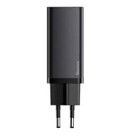 Kép 5/6 - Baseus GaN2 Lite fali töltő, USB + USB-C, 65 W, EU (fekete)