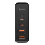 Kép 13/14 - Baseus GaN2 Pro fali töltő, 2x USB + 2x USB-C, 100W, EU (fekete)