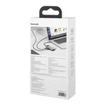 Kép 9/9 - Baseus Metal Gleam Series 5 az 1-ben hub, USB-C - 3x USB 3.0 + HDMI + USB-C PD (szürke)