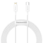 Kép 2/12 - Baseus Superior Series USB-C-Lightning kábel, 20 W, PD, 2 m (fehér)