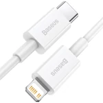 Kép 3/12 - Baseus Superior Series USB-C-Lightning kábel, 20 W, PD, 2 m (fehér)
