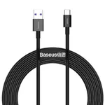 Kép 2/10 - USB-USB-C Baseus Superior sorozatú kábel, 66 W, 2 m (fekete)