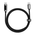 Kép 3/8 - USB-C – USB-C Baseus kijelzőkábel, tápellátás, 100 W, 1 m (fekete)
