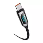 Kép 4/8 - USB-C – USB-C Baseus kijelzőkábel, tápellátás, 100 W, 1 m (fekete)