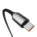 Kép 5/8 - USB-C – USB-C Baseus kijelzőkábel, tápellátás, 100 W, 1 m (fekete)