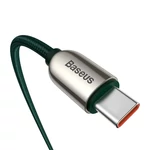 Kép 5/9 - Baseus USB-C – USB-C kábel, tápellátás kijelzővel, 100 W, 1 m (zöld)