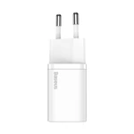 Kép 2/9 - Baseus Super Si gyorstöltő 1C 20W adapter 1 m-es USB-C-Lightning kábellel (fehér)
