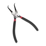 Kép 1/6 - Deli Tools EDL0343 Seeger-gyűrű fogó belső gyűrűkhöz 7" (fekete)