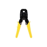 Kép 3/5 - Deli Tools EDL2468 Krimpelő fogó Ethernet csatlakozókhoz  4/6 / 8P, RJ45 / RJ14 / RJ12 / RJ9 (sárga)