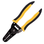 Kép 1/5 - Deli Tools EDL2607 Huzalcsupaszító fogó 0,6-2,6 mm (fekete / sárga)