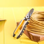 Kép 5/5 - Deli Tools EDL2607 Huzalcsupaszító fogó 0,6-2,6 mm (fekete / sárga)