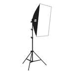Kép 2/5 - Puluz  PU5071EU Stúdió készlet, LED softbox 50x70cm, állvány, LED izzók 4 db