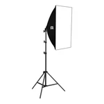 Kép 2/4 - Puluz PU5070EU Stúdió készlet, softbox 50x70cm, állvány, LED izzó 1 db