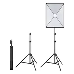 Kép 4/4 - Puluz PU5070EU Stúdió készlet, softbox 50x70cm, állvány, LED izzó 1 db