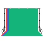 Kép 1/4 - Puluz PKT5205 Állvány fényképes hátterek rögzítéséhez 2x3m + hátterek 3 db