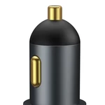 Kép 5/10 - Baseus Share Together Gyors autós töltő szivargyújtó aljzattal, 2x USB, 120 W (szürke)