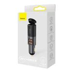 Kép 6/10 - Baseus Share Together Gyors autós töltő szivargyújtó aljzattal, 2x USB, 120 W (szürke)