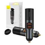 Kép 8/10 - Baseus Share Together Gyors autós töltő szivargyújtó aljzattal, 2x USB, 120 W (szürke)