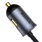 Kép 7/9 - Baseus Share Together autós töltő hosszabbítóval, 3x USB, USB-C, 120W (szürke)