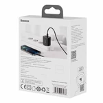 Kép 16/16 - Baseus kompakt gyorstöltő, USB, USB-C, 20 W (fekete)