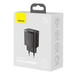 Kép 7/16 - Baseus kompakt gyorstöltő, USB, USB-C, 20 W (fekete)