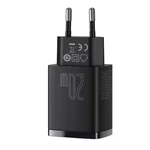 Kép 10/16 - Baseus kompakt gyorstöltő, USB, USB-C, 20 W (fekete)