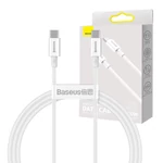 Kép 12/12 - Baseus Superior Series USB-C-USB-C kábel, 100 W, 1 m (fehér)
