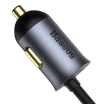 Kép 6/10 - Baseus Share Together autós töltő hosszabbítóval, 2x USB, 2x USB-C, 120W (szürke)