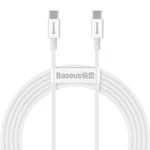 Kép 2/9 - Baseus Superior Series USB-C-USB-C kábel, 100 W, 2 m (fehér)