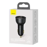 Kép 6/8 - Baseus Superme autós töltő, USB, USB-C, 100 W (fekete)
