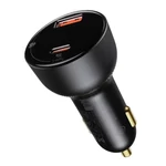 Kép 4/10 - Baseus Superme USB autós töltő, USB-C, 100W + USB-C kábel (fekete)