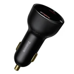 Kép 5/10 - Baseus Superme USB autós töltő, USB-C, 100W + USB-C kábel (fekete)