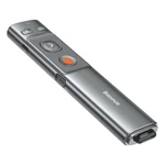 Kép 3/10 - Baseus Orange Dot multifunkciós távirányító prezentációkhoz, lézeres mutatóval, tölthető (szürke)