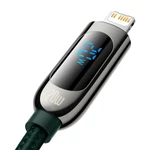 Kép 3/11 - Baseus USB-C-Lightning kijelzőkábel, PD, 20 W, 2 m (zöld)