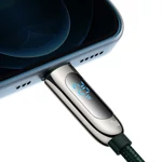 Kép 4/11 - Baseus USB-C-Lightning kijelzőkábel, PD, 20 W, 2 m (zöld)