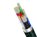 Kép 6/11 - Baseus USB-C-Lightning kijelzőkábel, PD, 20 W, 2 m (zöld)