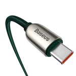 Kép 4/6 - Baseus USB-C-USB-C kijelzőkábel, 100 W, 2 m (zöld)