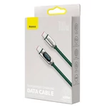 Kép 5/6 - Baseus USB-C-USB-C kijelzőkábel, 100 W, 2 m (zöld)