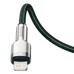 Kép 4/8 - Baseus Cafule USB-C-Lightning kábel, PD, 20 W, 1 m (zöld)