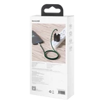 Kép 7/8 - Baseus Cafule USB-C-Lightning kábel, PD, 20 W, 1 m (zöld)