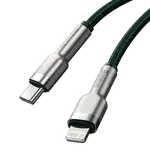 Kép 3/8 - USB-C kábel a Lightning Baseus Cafule-hez, PD, 20 W, 1 m (zöld)