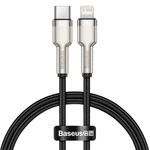 Kép 2/8 - Baseus Cafule USB-C-Lightning kábel, PD, 20 W, 0,25 m (fekete)