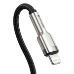 Kép 6/8 - Baseus Cafule USB-C-Lightning kábel, PD, 20 W, 0,25 m (fekete)