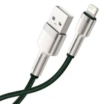 Kép 5/7 - Baseus Cafule USB-Lightning kábel, 2,4A, 2m (zöld)