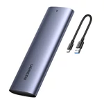 Kép 2/5 - UGREEN CM400 M.2 B-Key merevlemez ház, NGFF, SATA (szürke)