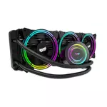 Kép 1/6 - Darkflash TR360 PC vízhűtő AiO RGB 3x 120x120 (fekete)