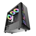 Kép 8/8 - Darkflash Water Square 5 számítógépház (fekete)