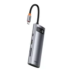Kép 5/9 - Baseus 7 az 1-ben hub USB-C - 2x USB 3.0 + HDMI + USB-C, PD