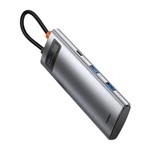 Kép 7/9 - Baseus 7 az 1-ben hub USB-C - 2x USB 3.0 + HDMI + USB-C, PD